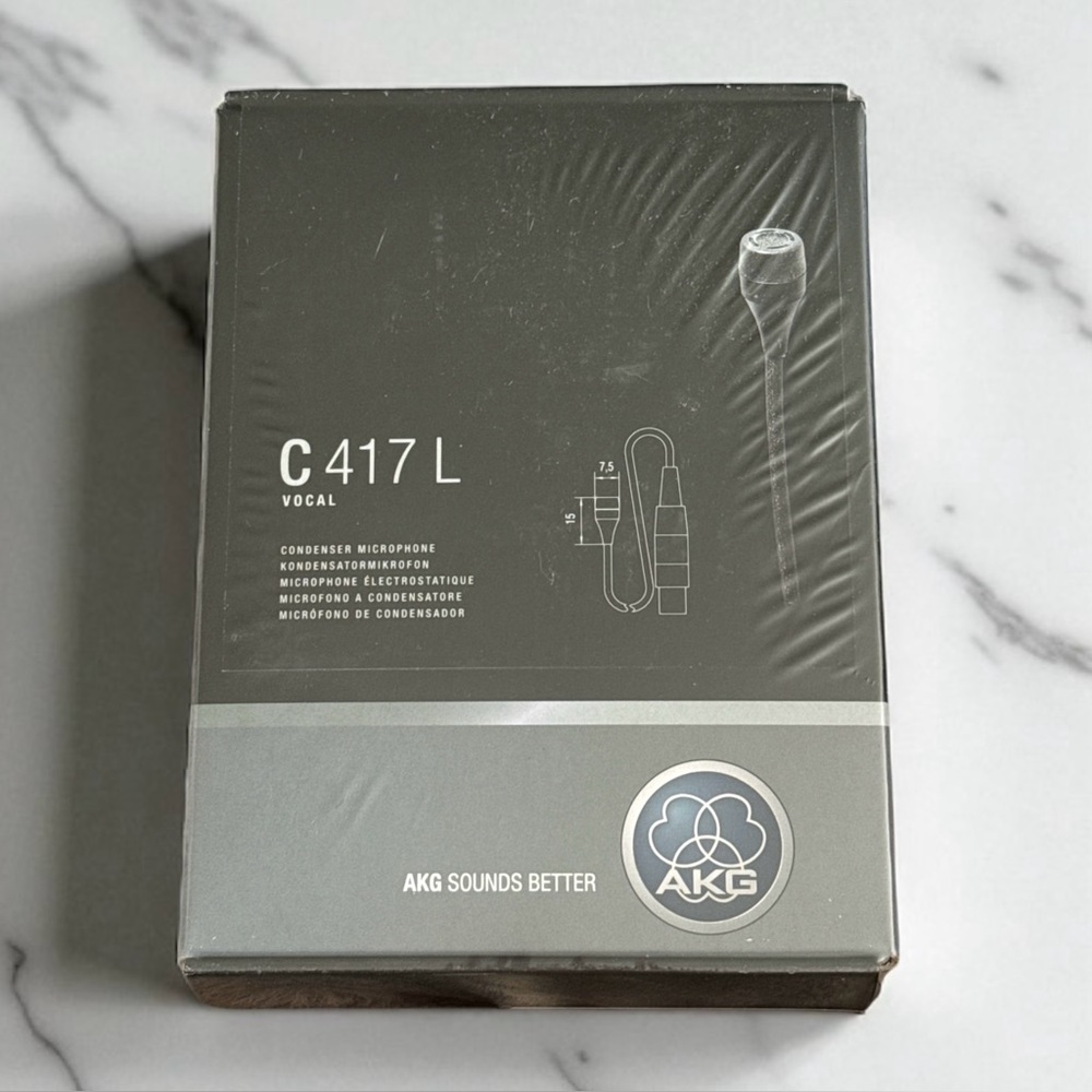 AKG C 417 L vocal condenser microphone BRAND NEW AND SEALED